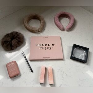 Fur Headband Scrunchie Hair Accessories Bundle